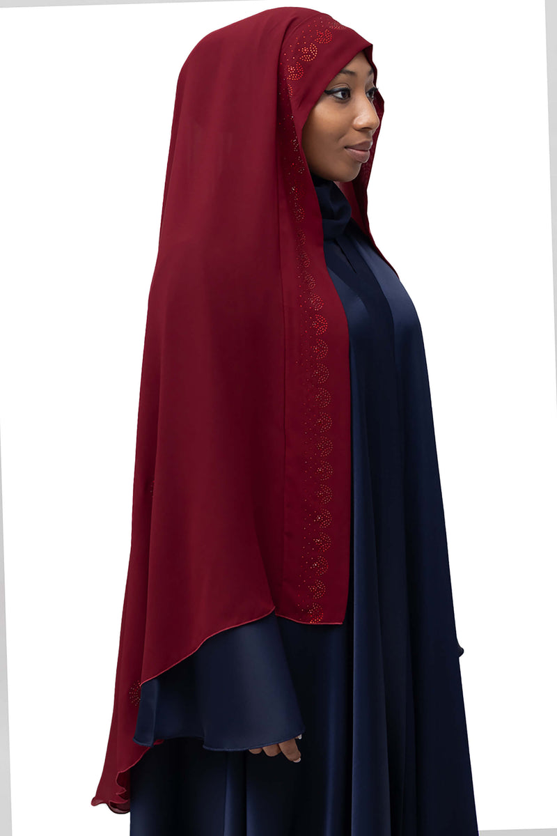 Ayla Ghashwa in Berry | Al Shams Abayas_5
