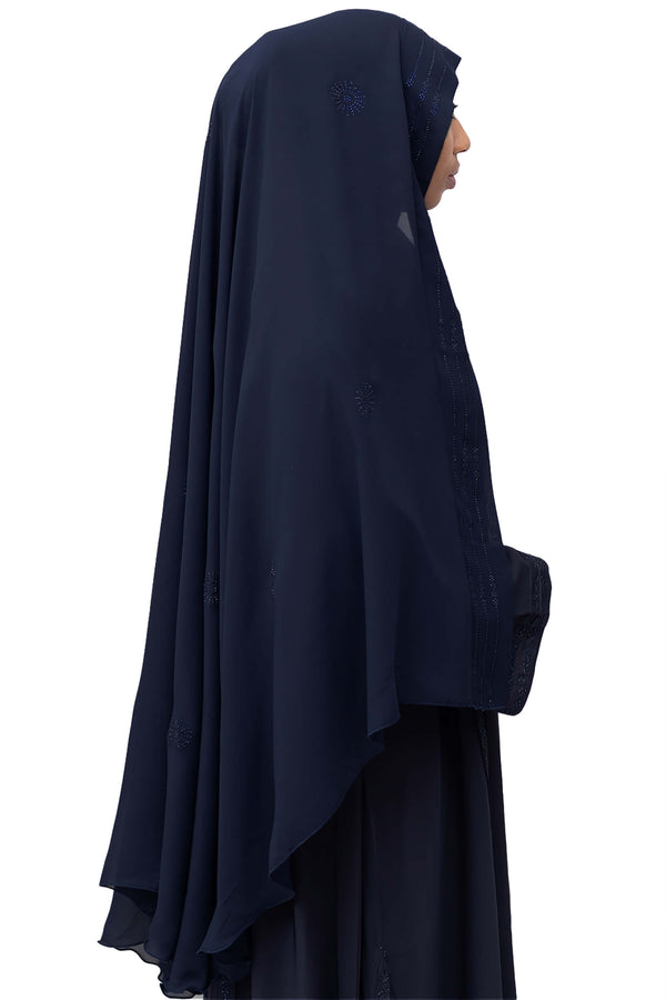 Ayla Ghashwa in Navy | Al Shams Abayas_4
