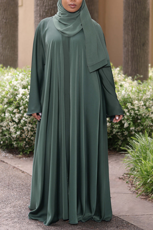 Dunya Abaya In Emerald