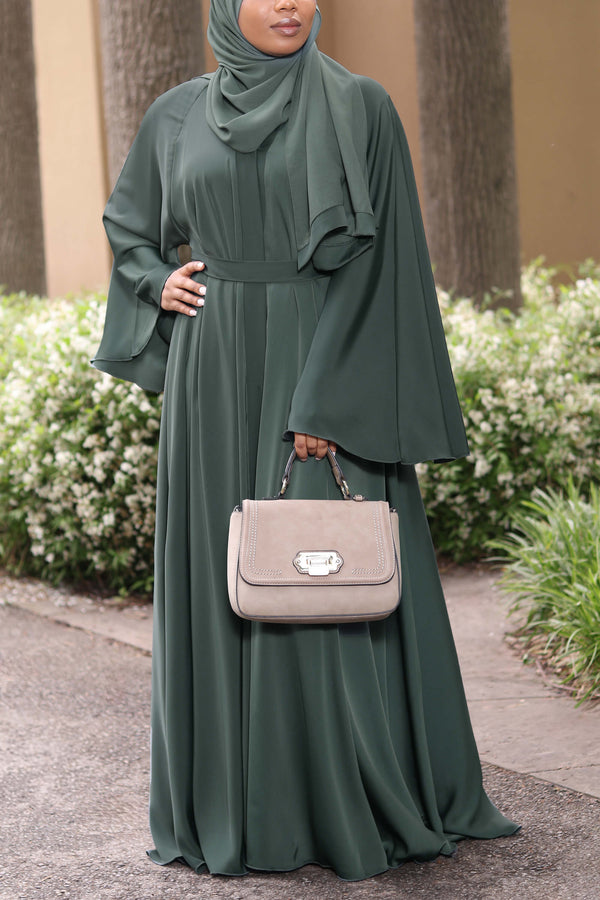 Dunya Abaya In Emerald