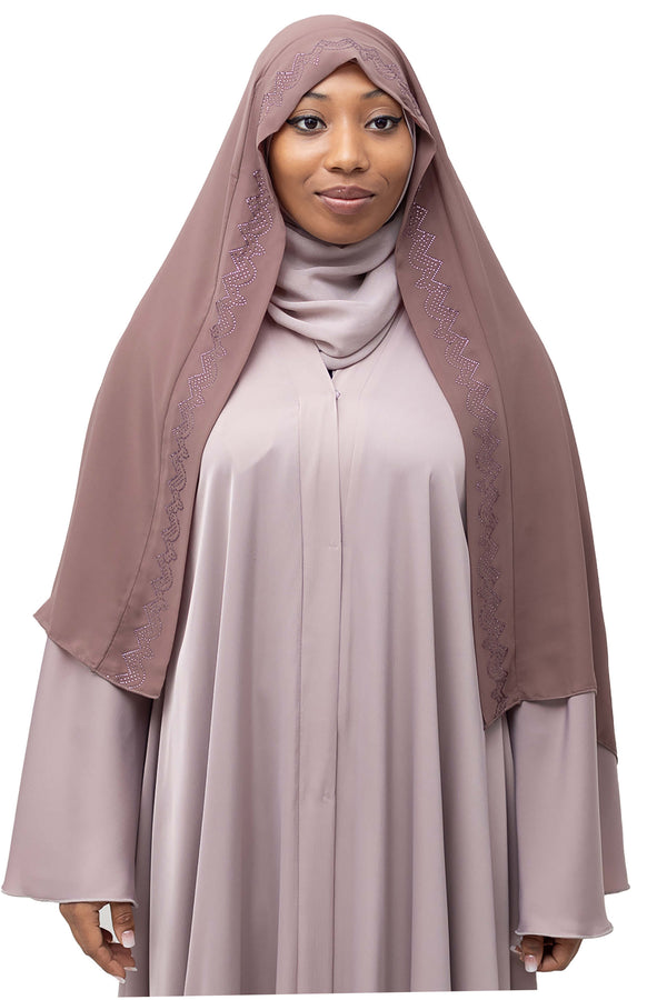 Kendra Ghashwa in Chestnut | Al Shams Abayas_5