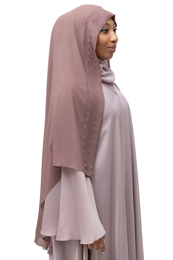 Kendra Ghashwa in Chestnut | Al Shams Abayas_1