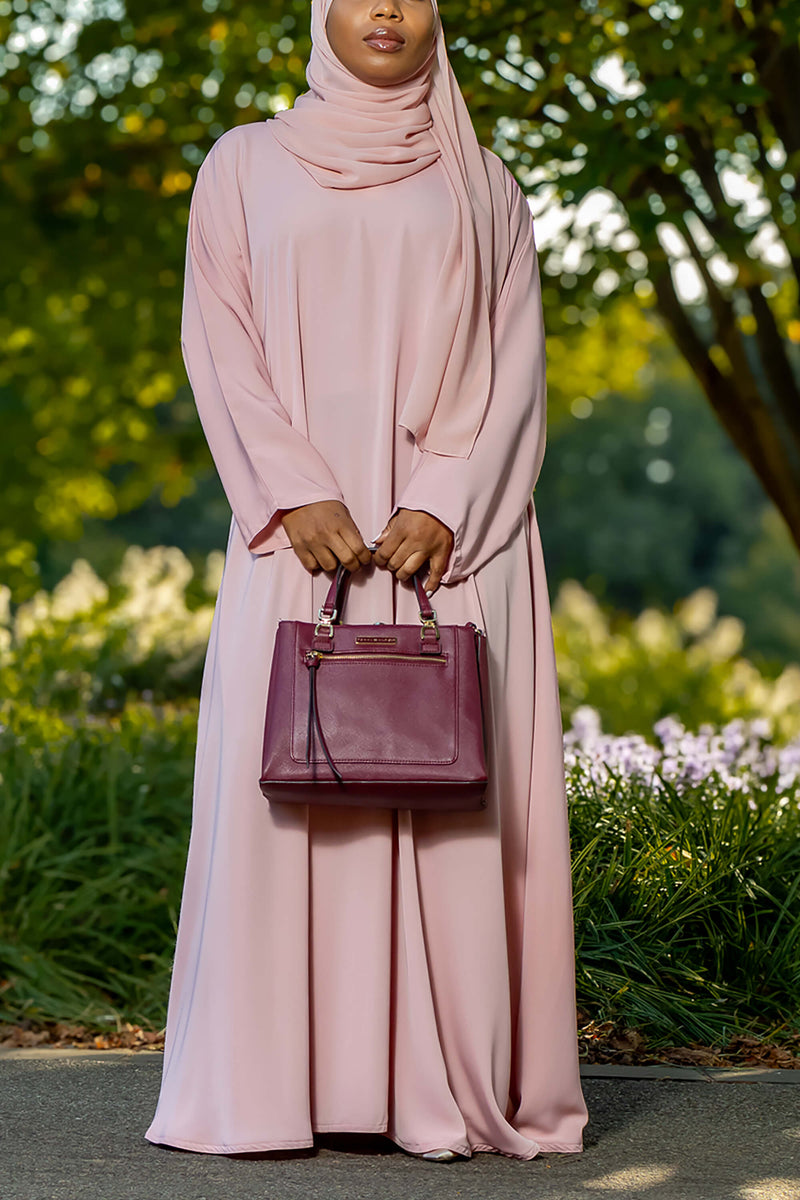 Madison Abaya in Pink | Al Shams Abayas_7