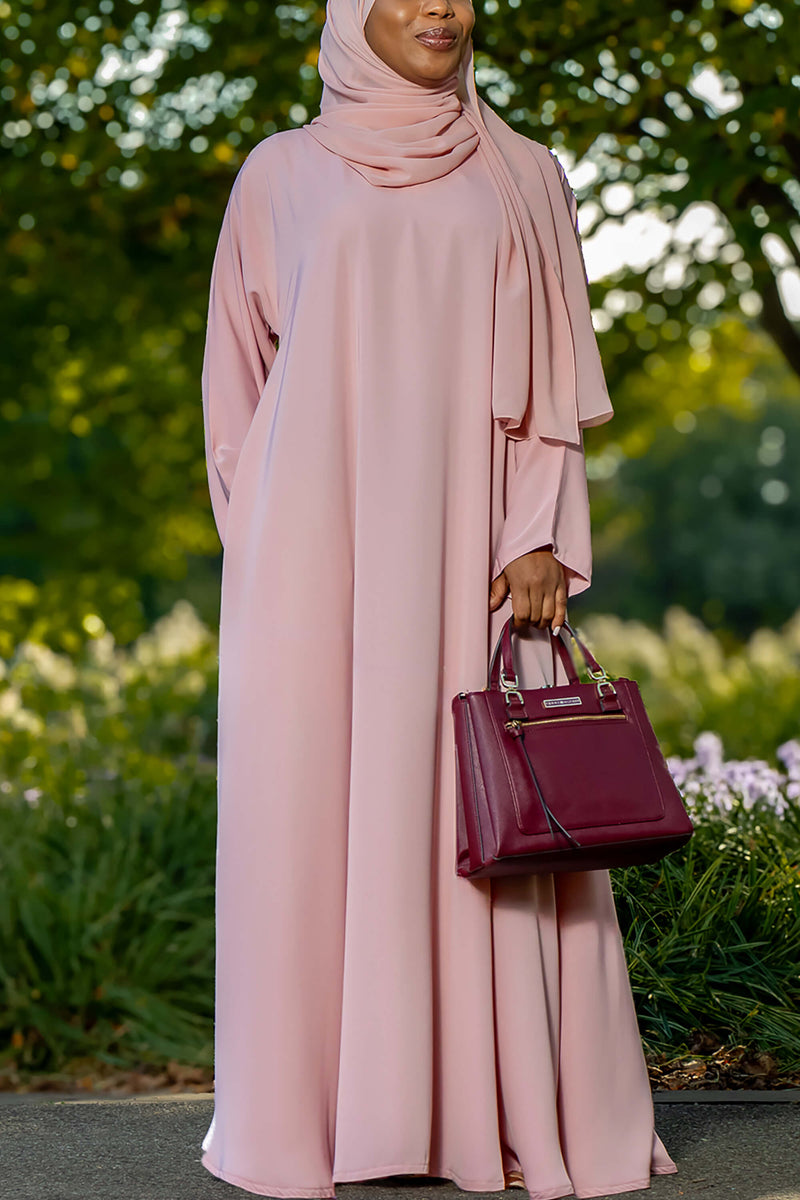 Madison Abaya in Pink | Al Shams Abayas_9