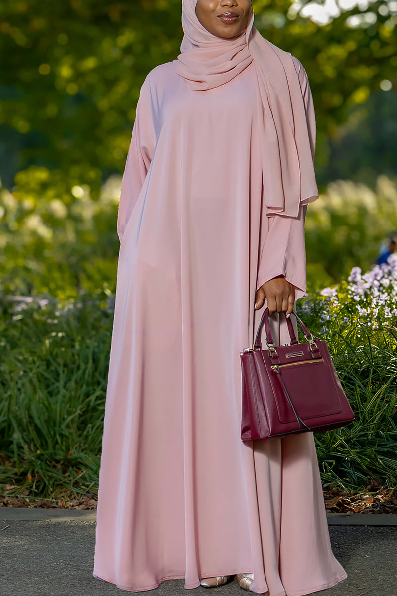 Madison Abaya in Pink | Al Shams Abayas_1