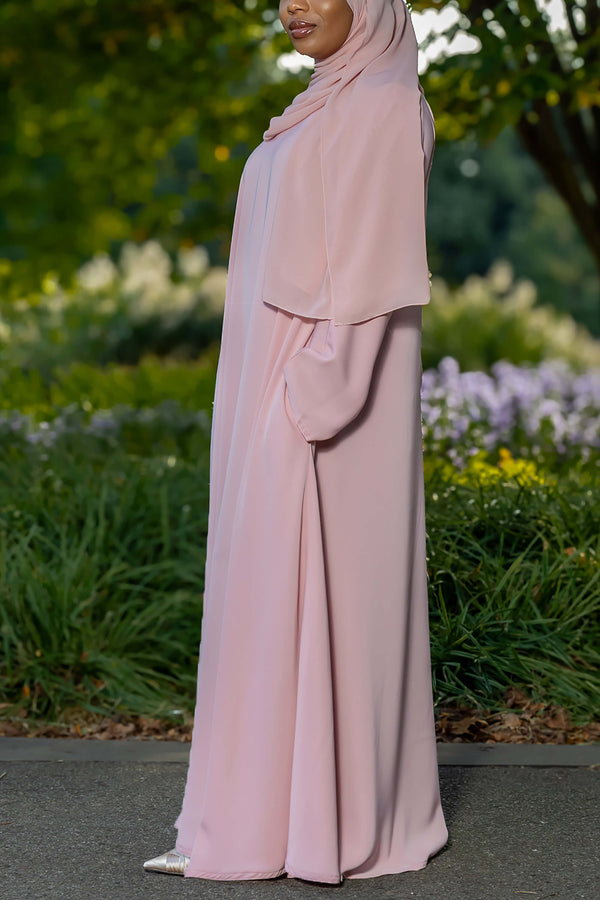 Madison Abaya in Pink | Al Shams Abayas_3