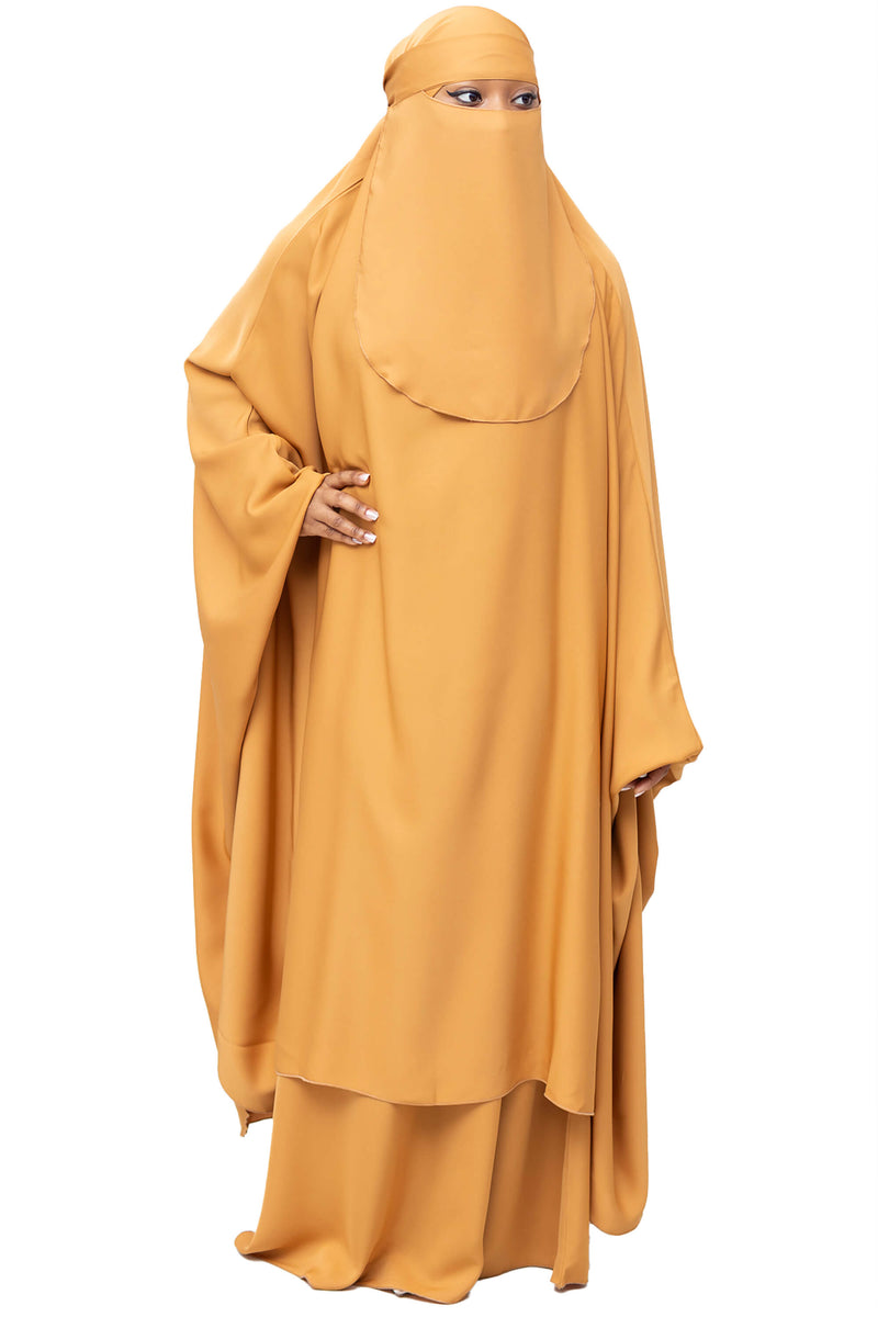 Mahasen Jilbab in Golden Honey | Al Shams Abayas_10