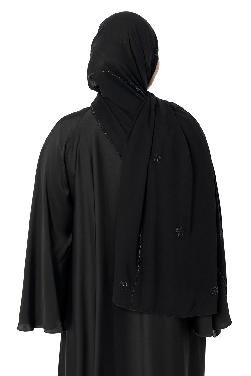 Manhattan in Classic Black | Al Shams Abayas_4