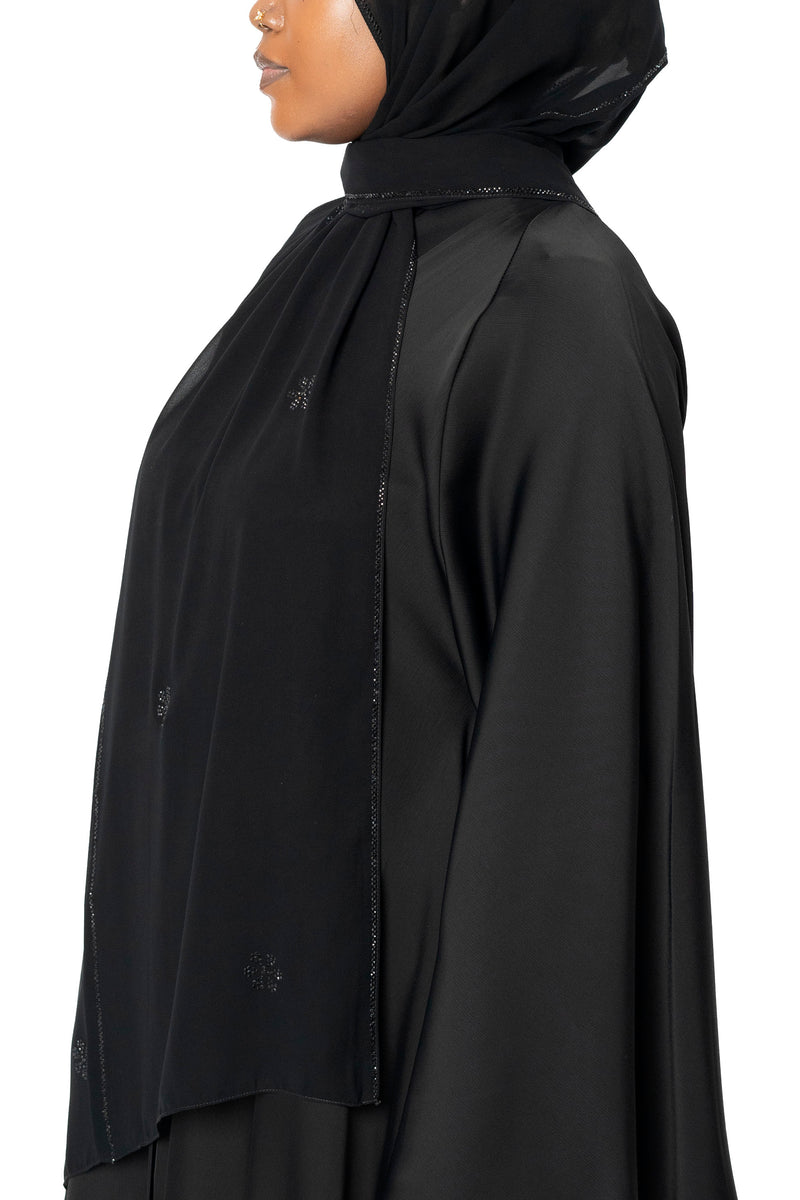 Manhattan in Classic Black | Al Shams Abayas_3