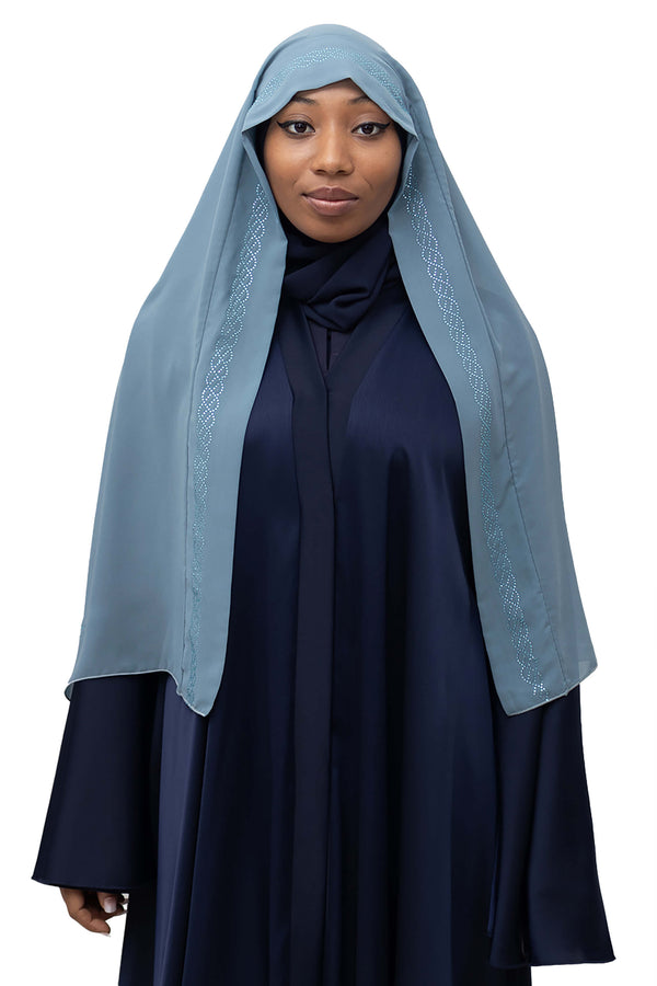 Maysa Ghashwa in Lady Blue | Al Shams Abayas_1