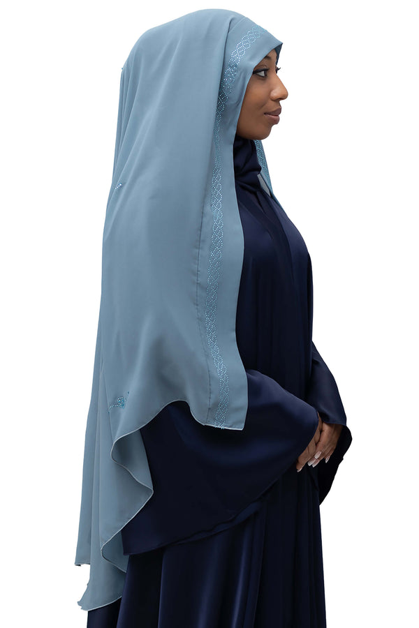 Maysa Ghashwa in Lady Blue | Al Shams Abayas_1