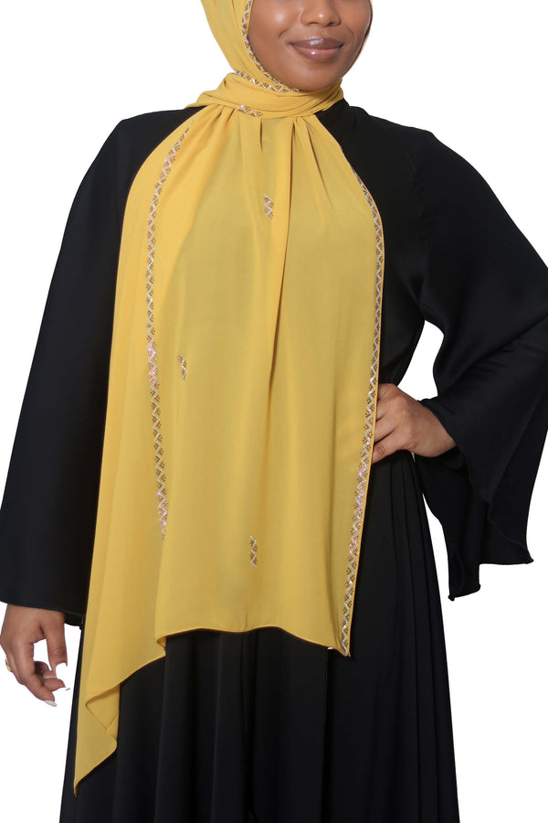 Radiance in Sun Gold | Al Shams Abayas_1