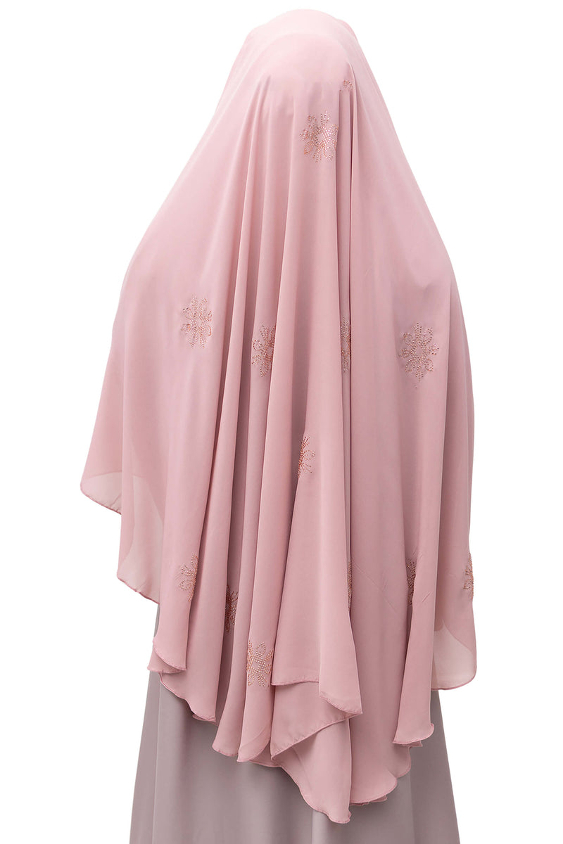 Saba Ghashwa in Blush | Al Shams Abayas_3
