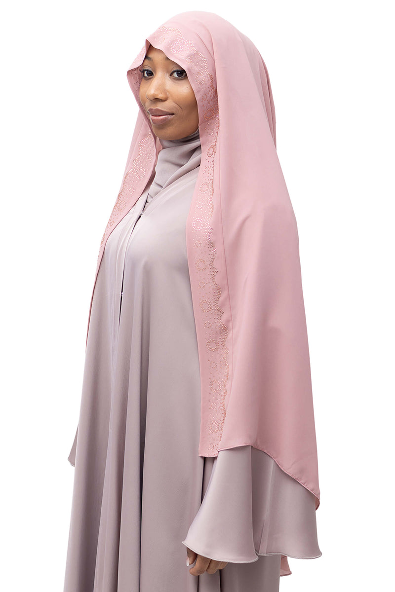 Saba Ghashwa in Blush | Al Shams Abayas_5