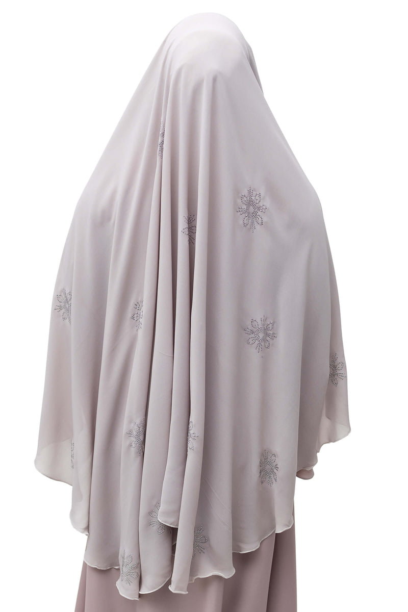 Saba Ghashwa in Taupe | Al Shams Abayas_2