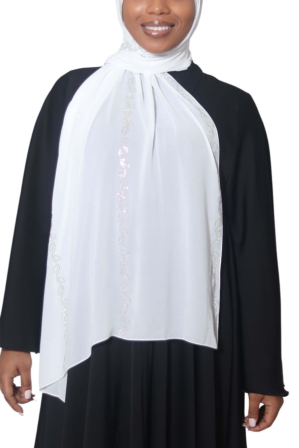 Serene in White | Al Shams Abayas_3