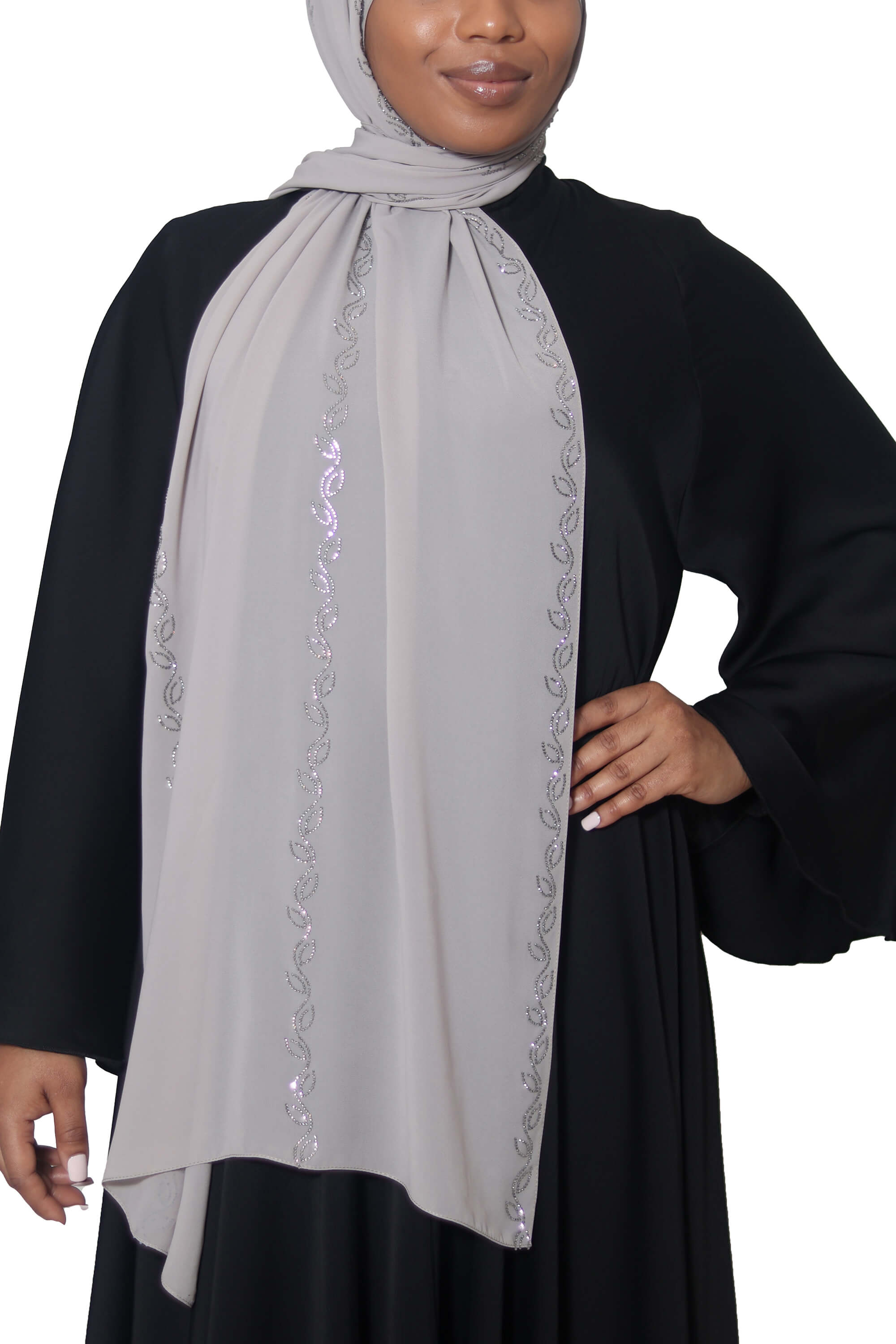 Serene in Taupe – Al Shams Abayas