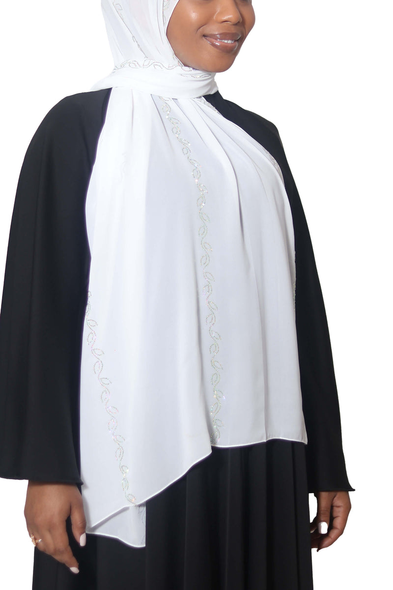 Serene in White | Al Shams Abayas_2