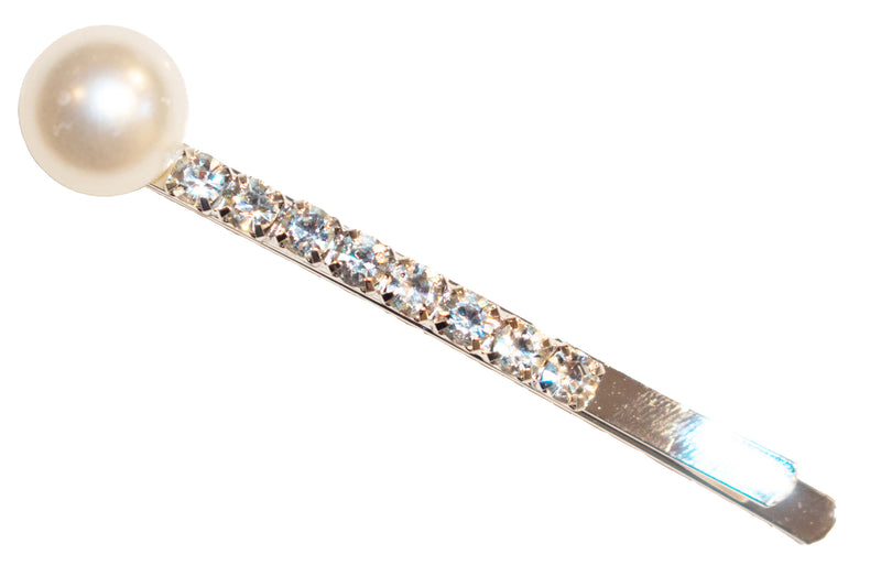 Simple Bling Pearl Pin