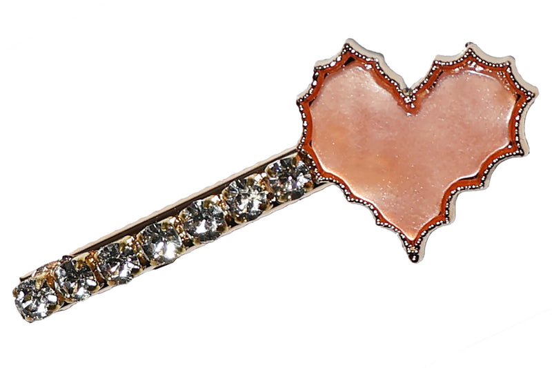 Bling Pink Heart Clip