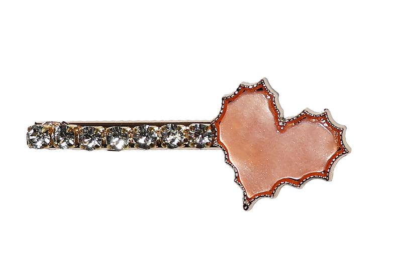 Bling Pink Heart Clip