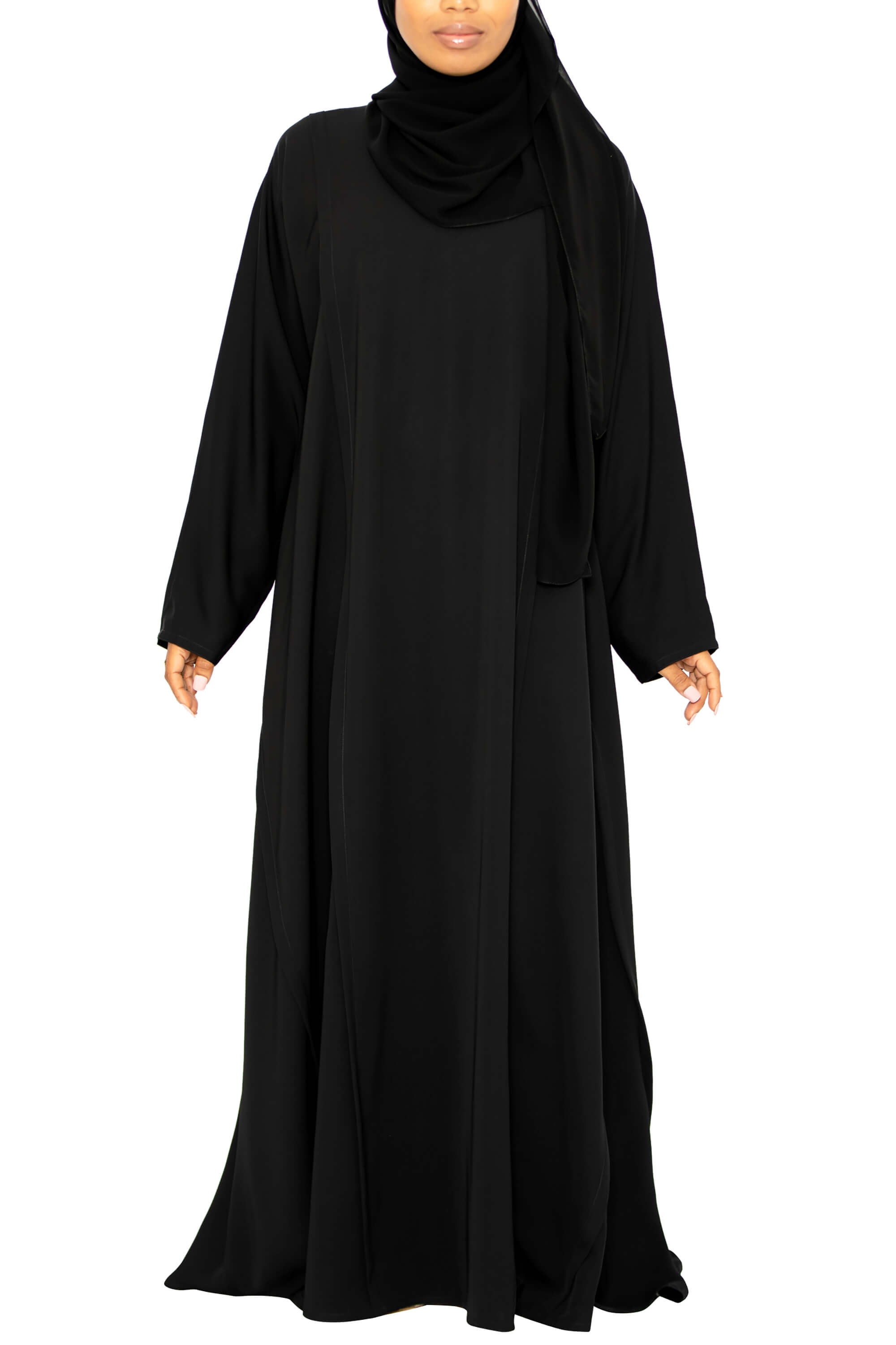 Enari Abaya in Black – Al Shams Abayas