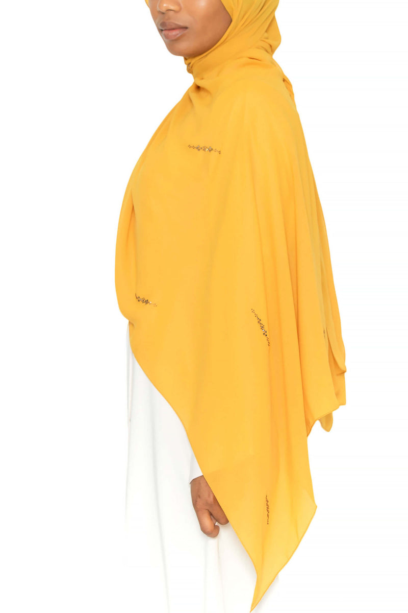 Honey Dip in Sun Gold | Al Shams Abayas 8