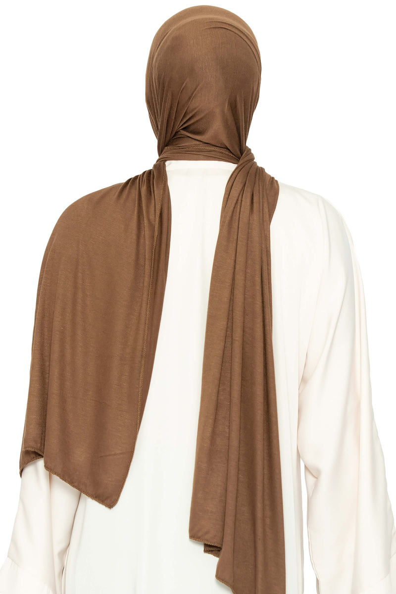 Jersey Hijab Toffee | Al Shams Abayas 2